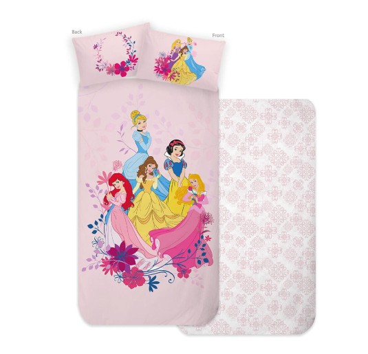 Principesse - set lenzuola cotone 1 posto Disney 524859 2