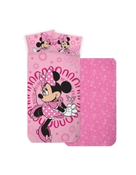 Set lenzuola 1 posto cotone - Minnie Fuxia 524897 - Disney
