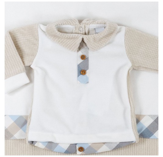 Newborn First Outfit Set in Chenille by Klaiadi KLDK110KC 2