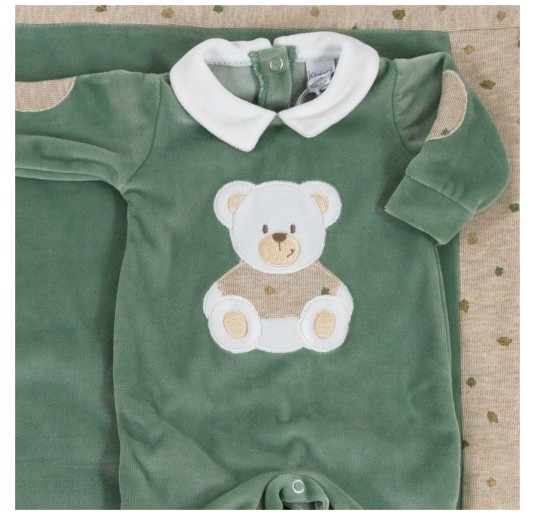 Newborn First Outfit Set in Chenille by Klaiadi KLDK116KC 2