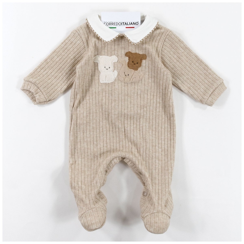 Brushed Jersey Winter Sleepsuit by Le Chicche TU7750