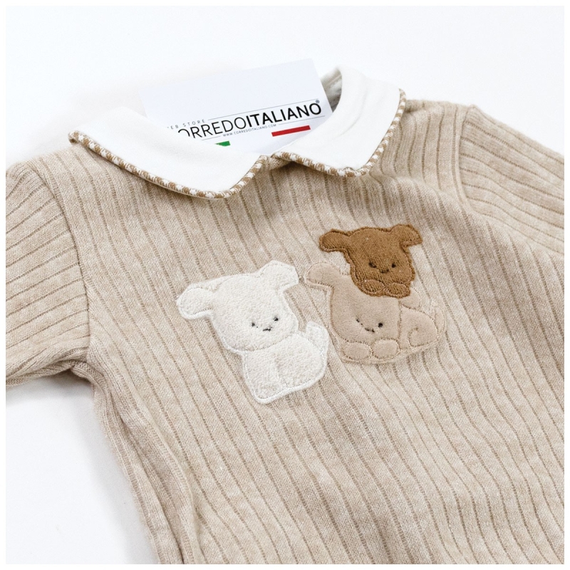Brushed Jersey Winter Sleepsuit by Le Chicche TU7750