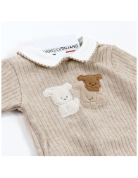 Brushed Jersey Winter Sleepsuit by Le Chicche TU7750