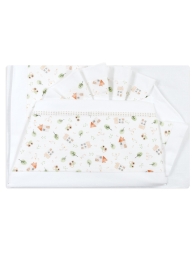 Set lenzuola per culla lettino Fatina LL85431 - Beige