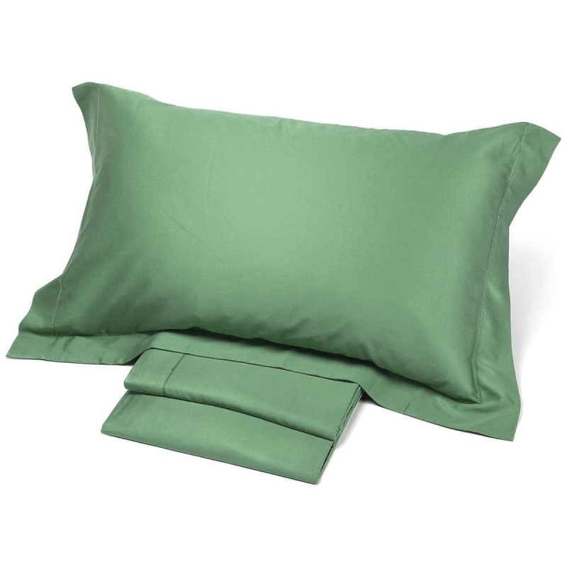 Double bed sheet set in cotton sateen...