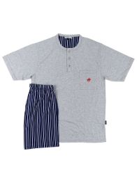 Pigiama in cotone corto girocollo serafino Bip Bip | Corredo Italiano