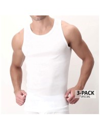 3-Pack of Ribbed sleeveless athletic shirt Perofil VPRT00172/3