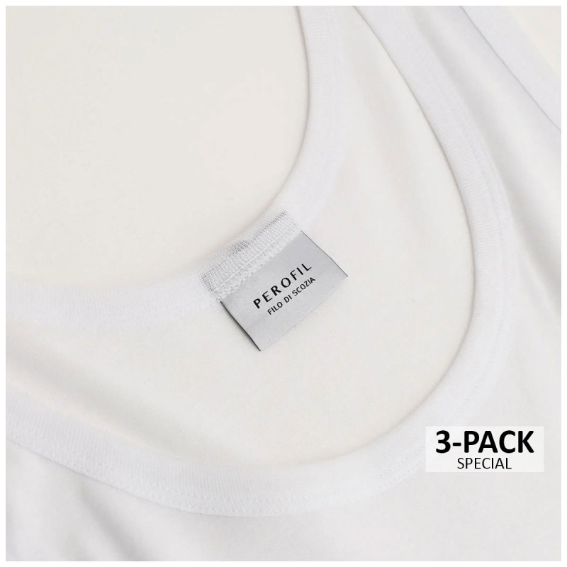 3-Pack of Ribbed sleeveless athletic...