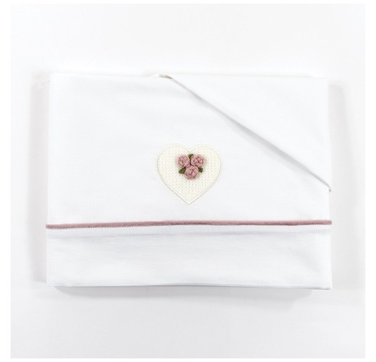 Cradle pram sheet set Teneri & Belli TL402 | Corredo Italiano 2