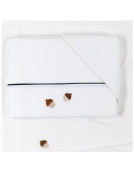 Set bauletto corredino neonato in ciniglia | Corredo Italiano®