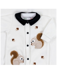 Chenille Layette Gift Set for Baby Boy by Teneri & Belli