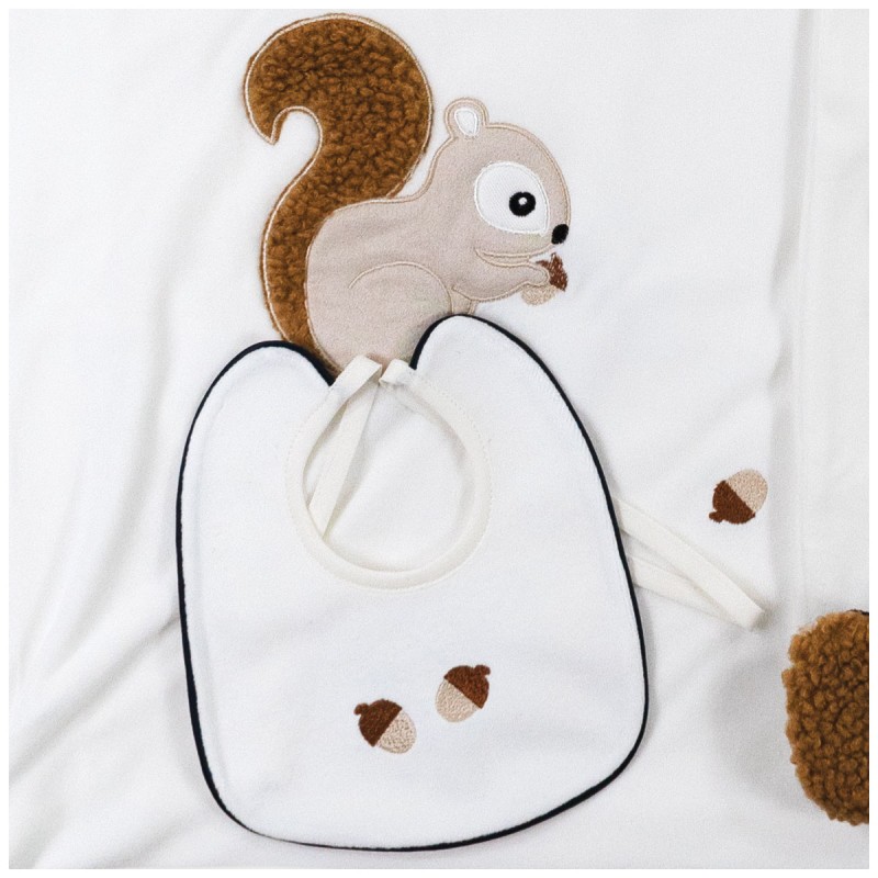 Set bauletto corredino neonato in ciniglia Set bauletto corredino neonato in ciniglia
