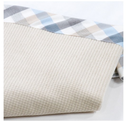 Chenille blanket with tartan pattern Klaiadì K110KC 2