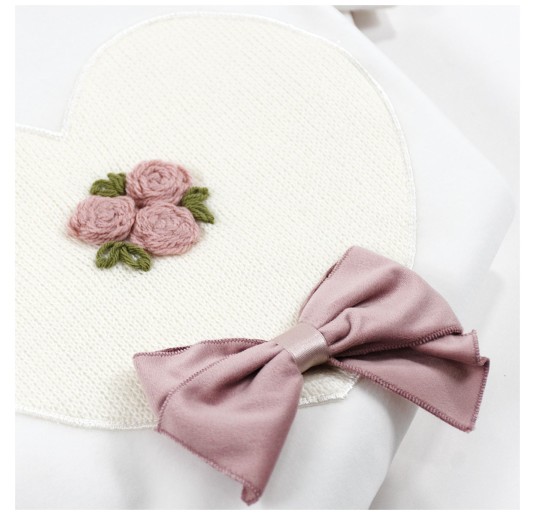 Chenille blanket cradle and pram Teneri & Belli TC402 2
