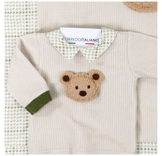 Set Corredino prima uscita Neonata ciniglia Le Chicche LCH7760A25 2