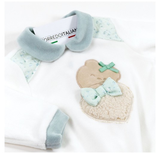 Newborn onesie bodysuits chenille Les Jolies LJ24415VV 2