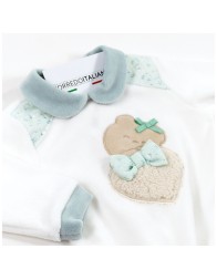 Tutina in ciniglia ricamata Les Jolies LJ24415VV