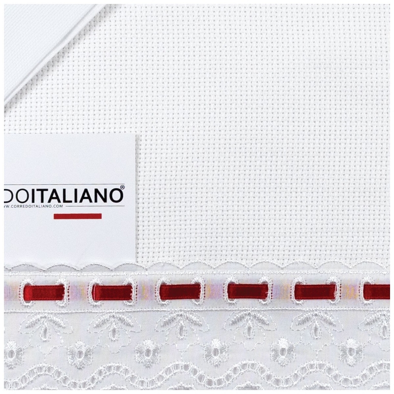 Cot bed sheet set to embroider...