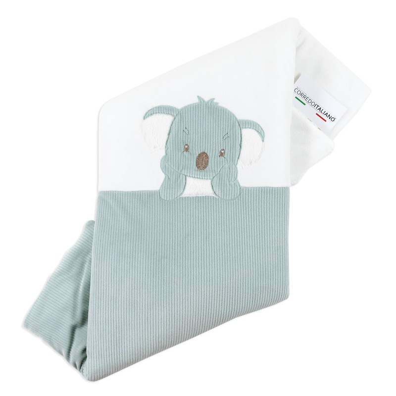 Copertina in ciniglia per culletta con Koala Le Chicche CO7850VV