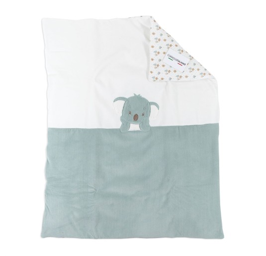 Chenille Blanket for Crib with Koala – Le Chicche CO7850VV 2