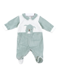 Set Corredino Neonato prima uscita in ciniglia "Koala" Le Chicche LCH7800A25