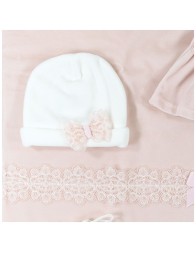 Velour Coming Home Set for Baby Girl | Corredoitaliano
