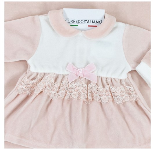 Set Corredino prima uscita Neonata ciniglia Le Chicche LCH7700A25 2