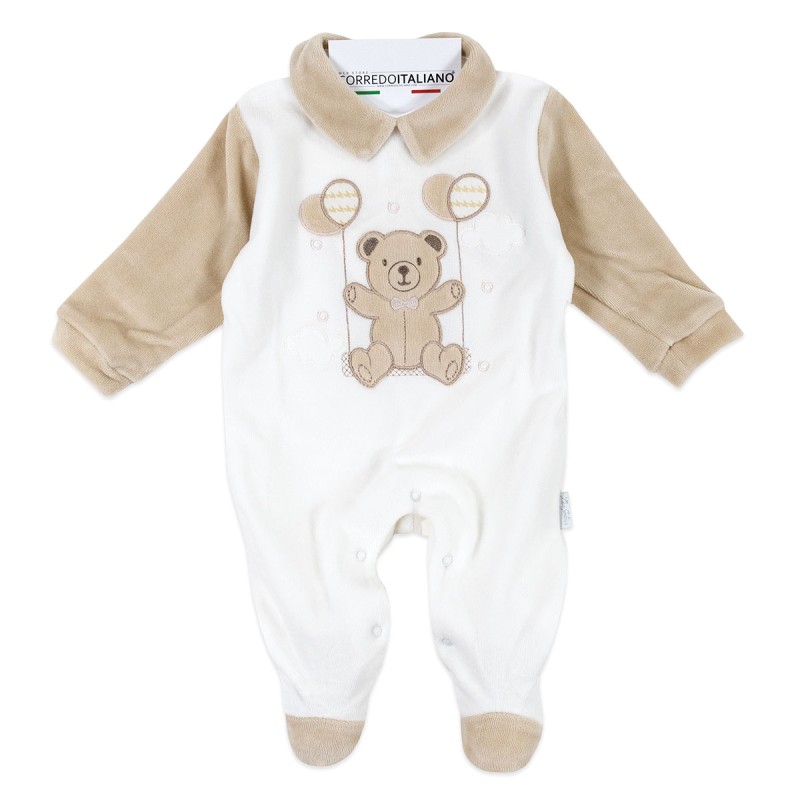 Baby boy bodysuits chenille Les...