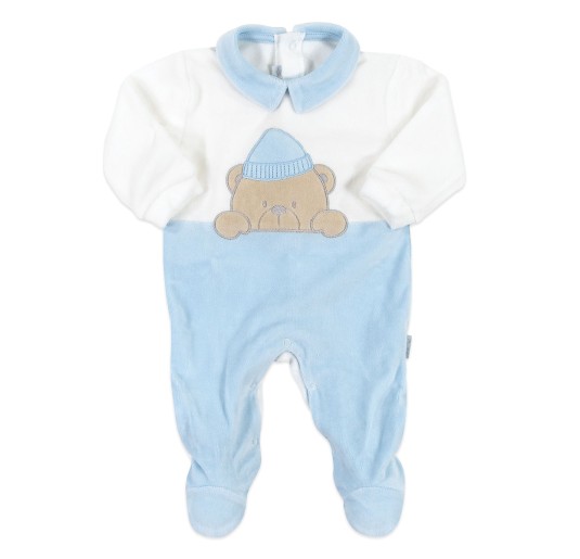 Tutina in ciniglia con orsetto by Les Jolies LJ3443CL 2