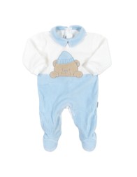 Tutina in ciniglia con orsetto by Les Jolies LJ3443CL