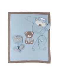 Set corredino prima nascita per neonato pura lana | Corredo Italiano®
