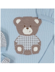 Newborn Boy Layette Set in Pure Wool