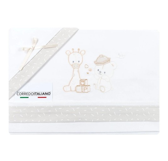 Set lenzuola culletta e carrozzina Mio Piccolo LC13416 2