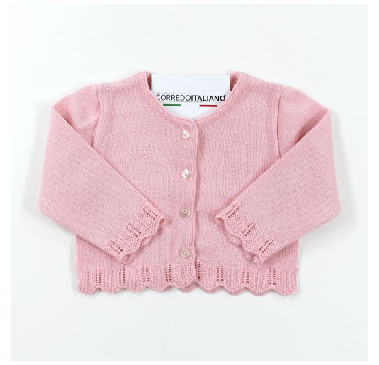 Mixed wool jacket for baby girl - Prime Emozioni 2035D