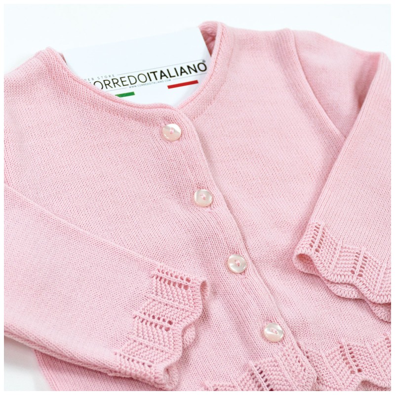 Mixed wool jacket for baby girl - Prime Emozioni 2035D Mixed wool jacket for baby girl - Prime Emozioni 2035D