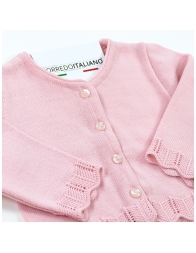 Mixed wool jacket for baby girl - Prime Emozioni 2035D