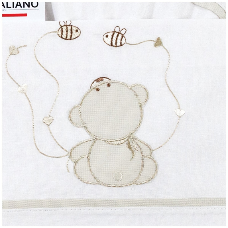 Cradle pram sheet set cotton - Dolci...