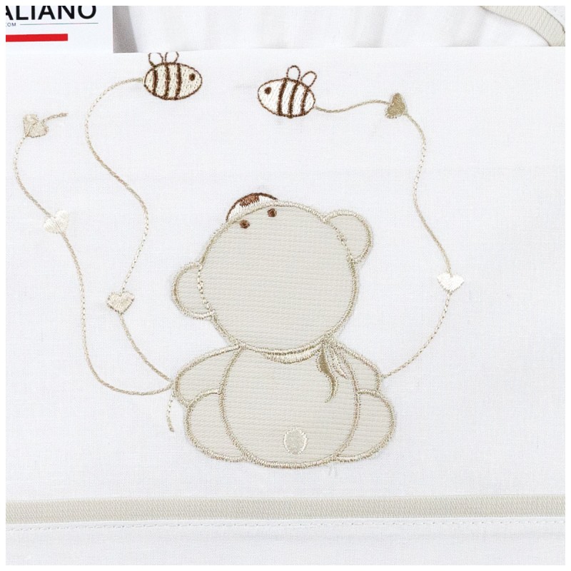 Set lenzuola per culla e carrozzina - Dolci Sogni Set lenzuola per culla e carrozzina - Dolci Sogni