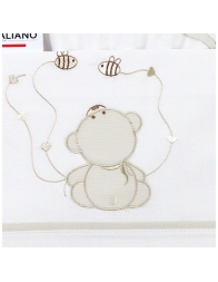 Cradle pram sheet set cotton - Dolci Sogni DSLC6037