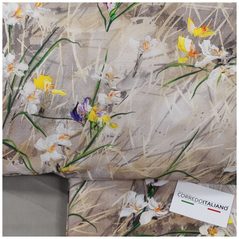 Lea - completo lenzuola digitale matrimoniale di Tessitura di Arconate