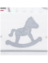 Cradle pram sheet set cotton - Dolci Sogni | Corredoitaliano.com