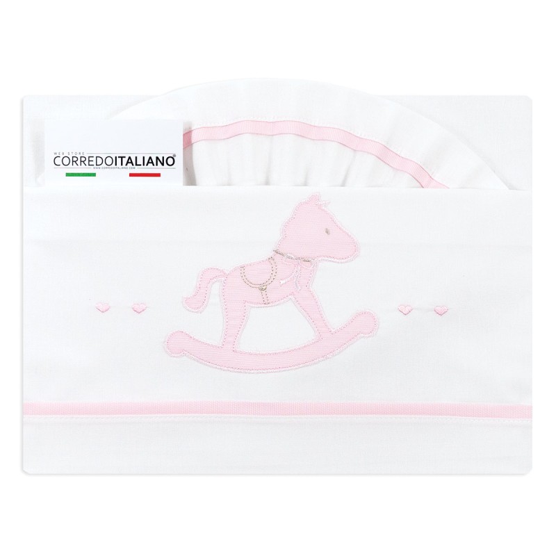 Set lenzuola per culla e carrozzina - Dolci Sogni DSLC6020