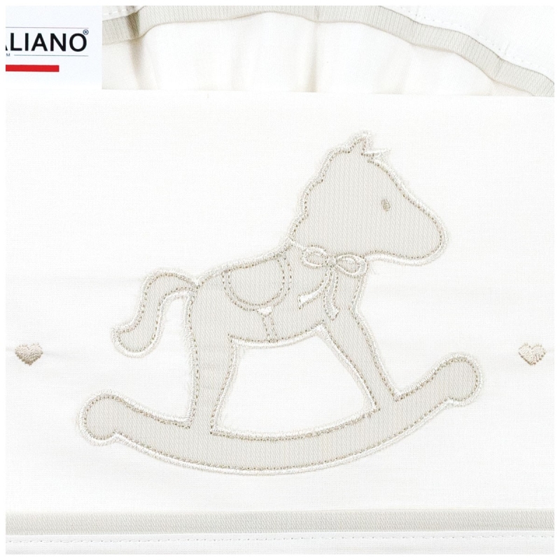 Set lenzuola per culla lettino - Dolci Sogni | Corredoitaliano.com