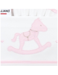 Cot bed sheet set cotton - Dolci Sogni DSL6020 | Corredoitaliano.com