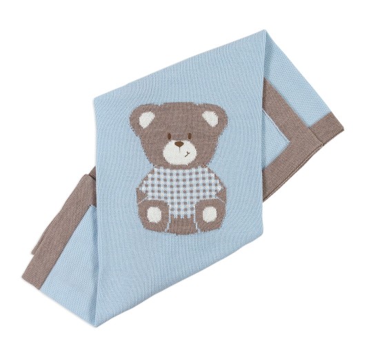 Blanket pure wool for cradle pram - Stella IN8180