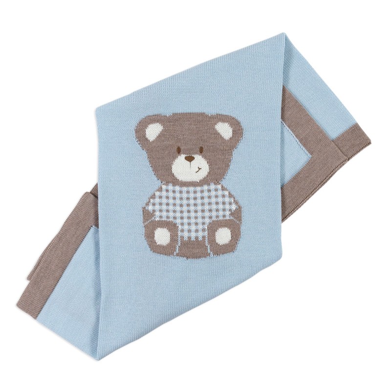 Blanket pure wool for cradle pram - Stella IN8180