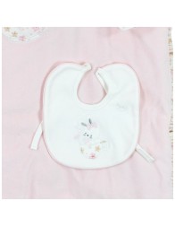 Newborn girl's chenille first outing layette set - Mio Piccolo 386R