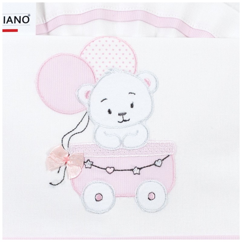 Cradle Pram sheet set cotton - Dolci Sogni | Corredoitaliano Cradle Pram sheet set cotton - Dolci Sogni | Corredoitaliano