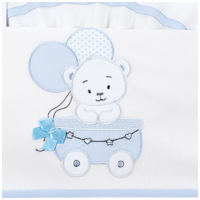 Cradle Pram sheet set cotton - Dolci Sogni | Corredoitaliano Cradle Pram sheet set cotton - Dolci Sogni | Corredoitaliano
