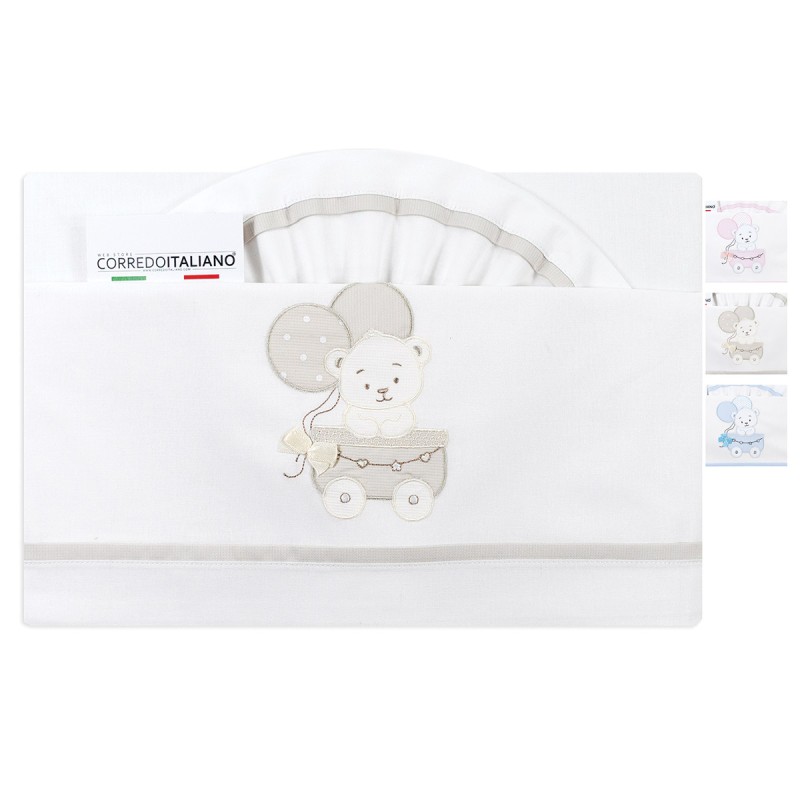 Cot bed sheet set cotton - Dolci Sogni DSL6038